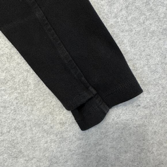 Liverpool Nereus Quilted Panel Denim Jacket Womens S Black Full Zip Thumb Holes - Picture 7 of 12